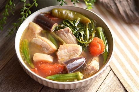 Original Filipino Pork Belly Sinigang .